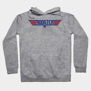 Rooster Top Gun Logo Hoodie